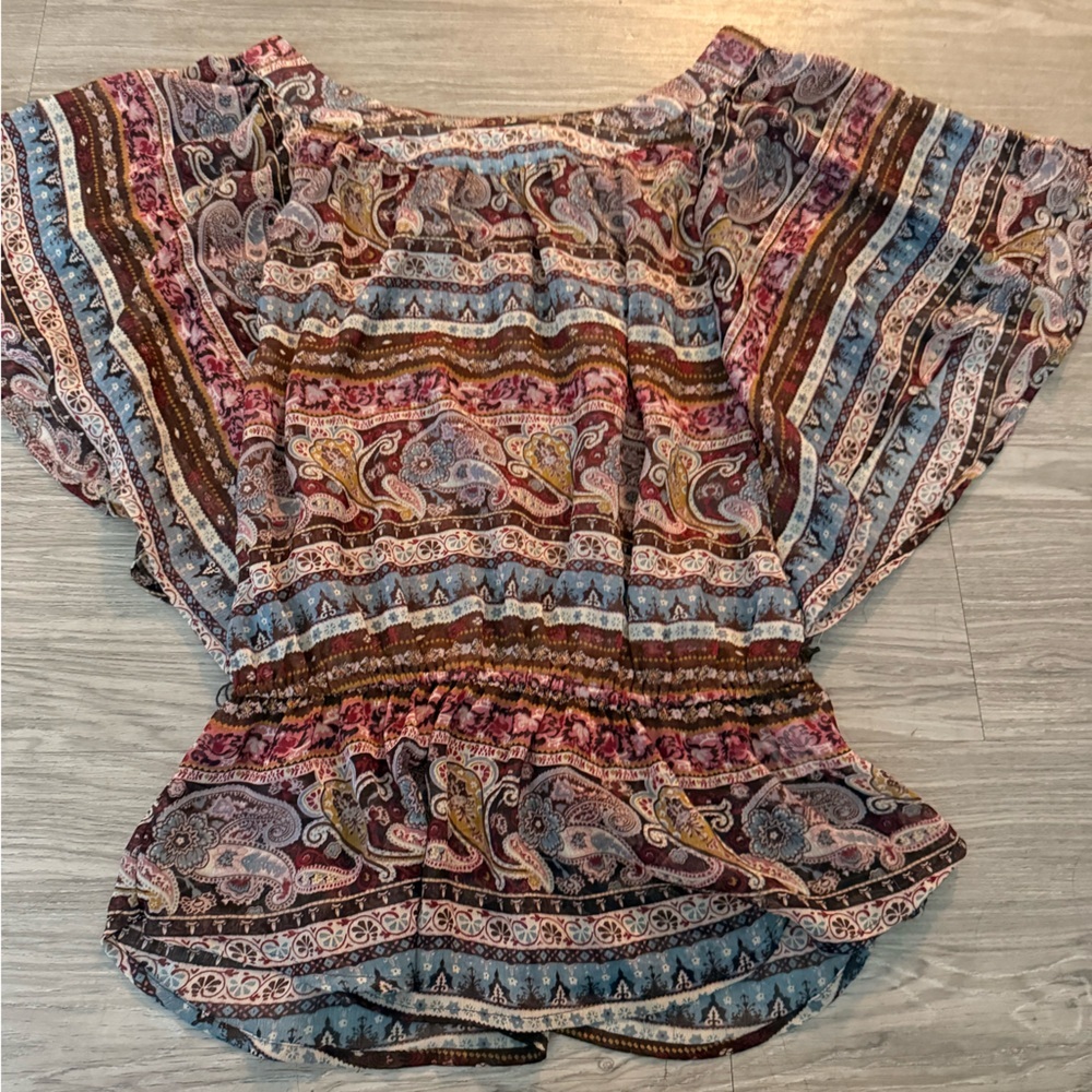 FANG Multicolor Paisley Blouse